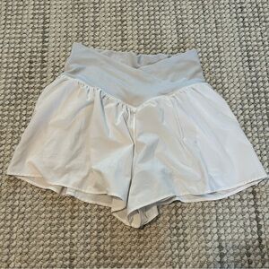 Aerie Offline Crossover White Shorts